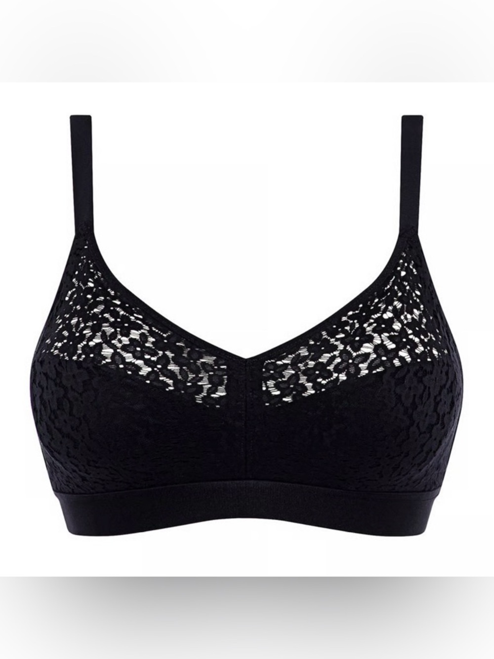 Chantelle Norah Comfort Supportive Wirefree Bra Black 40DDDD C13F80-011